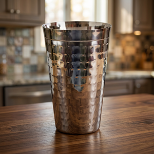 Verre à double paroi en acier inoxydable, design minimaliste solide, pour boissons froides lors de fêtes pour adultes - Product Image 5