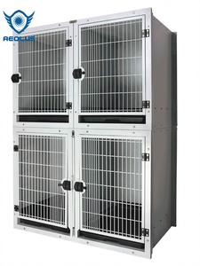 XXL ağır kaynaklı köpek kafesi klasik tarzı katı desen hayvan kulübesi Snap düğmesi kapatma ve plastik tepsi palet malezya - Product Image 2