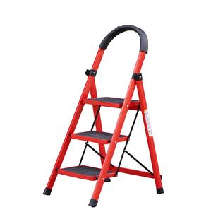 Fabriek Groothandel Huishoudelijke Telescopische Ladders Verdikte Vouwstap Drie Vier Vijf Zes Stappen Ijzeren Ladder - Product Image 1