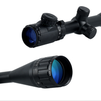 Lunette de chasse SYQT 6-24x50 AOEG avec télémètre, combo viseur holographique 4 réticules, point rouge, laser vert