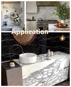 Losas de Mármol Gris Emperador Herms Plateado con Certificación CE de Wanli Stone - Diseño Gráfico Moderno Pulido con Grosor Personalizable y 3 Años de Garantía - Product Image 4