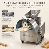 Machine à diviser et à arrondir la pâte en acier inoxydable pour pains à burger, de haute qualité, pour une longue durée de vie professionnelle