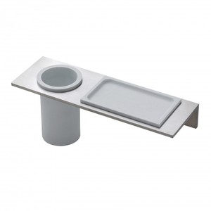 Treemme Estante de baño de vidrio de 5mm con soporte - Product Image 1