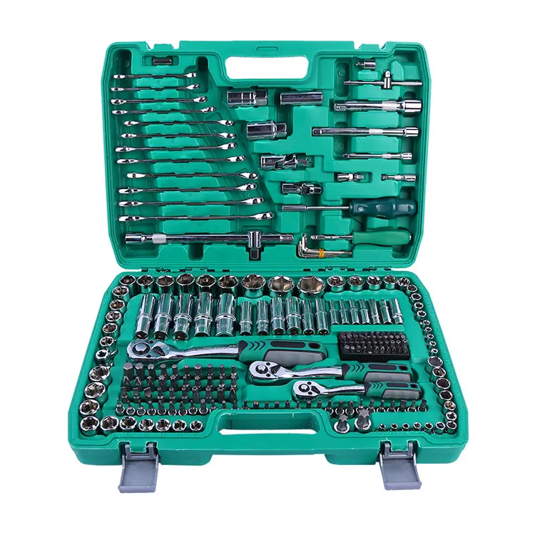 Hot Sale 216 pieces Combination Set Auto Repair Tools Ratchet keys Chrome Vanadium Socket Wrench Set