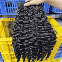 Extensions de cheveux bouclés birmans 100% cheveux humains bruts non traités, cheveux vierges 12A, boucles spiralées rebondissantes