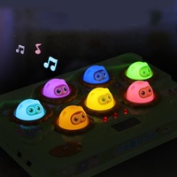 Jeu interactif de tape-taupe lumineux et musical, alimenté par piles AAA, pour enfants de 5 à 7 ans, jouet de développement précoce, marteaux pour enfants