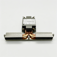 Dissipateur thermique pour processeur de serveur 320W 1U pour socket LGA4677-M85, 4 caloducs en cuivre, base en cuivre massif, ailettes de refroidissement en aluminium de 0,3 mm d'épaisseur