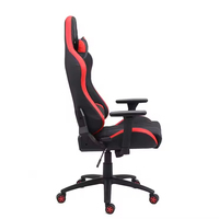 Chaise de jeu en cuir PU au design moderne avec nom personnalisé, fonction de levage à gaz en 3 étapes, accoudoirs réglables et fonction pivotante pour configuration de jeu à domicile