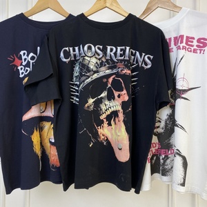 Atmungsaktives Sommer-<span class=keywords><strong>T</strong></span>-<span class=keywords><strong>Shirt</strong></span> mit Enzymwäsche und Grafikdruck im Retro-Stil, Weiches Streetwear-<span class=keywords><strong>Shirt</strong></span>, Individuell Anpassbar, Hersteller von Herren-<span class=keywords><strong>T</strong></span>-Shirts - Product Image 2