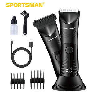 Nuovo Modello di Tagliacapelli per Uso Domestico con Base, Rasoio da <span class=keywords><strong>Uomo</strong></span>, Depilatore Facciale Ricaricabile USB 2-in-1 - Product Image 6