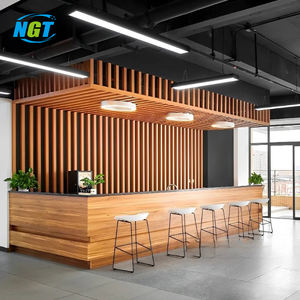 Plafonnier LED noir moderne en forme de tube long, lampe linéaire pour salon, chambre, couloir, cuisine, avec interrupteur de couleur et de luminosité - Product Image 1