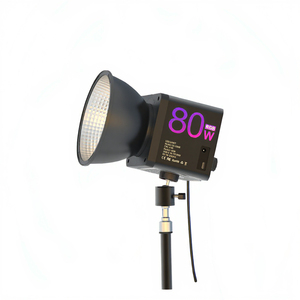 Lumière vidéo COB RGB 80W pour éclairage <span class=keywords><strong>photographique</strong></span> en studio, photo et vidéo, <span class=keywords><strong>effet</strong></span> stroboscopique en direct - Product Image 3