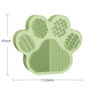 Nuevo Limpiador de Brochas de Maquillaje 2 en 1 de Silicona y Caja de Almacenamiento - Organizador de Brochas con Forma de Pata de Gato para una Limpieza y Almacenamiento Eficientes - Product Image 2