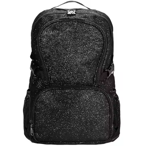 Sac à dos de cheerleading noir personnalisé avec paillettes, logo d'équipe, <span class=keywords><strong>nom</strong></span> personnalisé et strass pour les équipes de cheerleading, de danse, de gymnastique et d'étudiants - Product Image 2