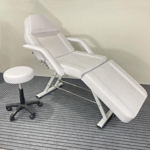 Table de massage et de soin multifonctionnelle pliable pour salon de beauté moderne, spa, tatouage des cils et coiffure - Product Image 4