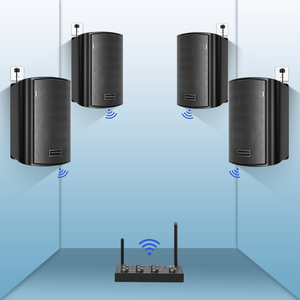 Không gian thương mại treo tường âm thanh không dây loa đặt cho cửa hàng khiêu vũ lớp học nhà hàng phòng tập thể dục phòng hội nghị - Product Image 1