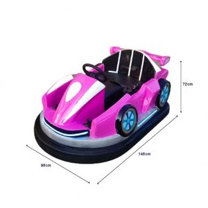 Voitures tamponneuses électriques en fibre de verre pour enfants avec régulation de vitesse progressive pour usage intérieur et extérieur - Jouets de parc d'attractions - Product Image 4