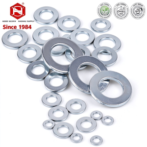 Rondelle plate en acier au carbone GB97.1 M3-M30, rondelle plate zinguée DIN 125 ISO 7089 pour machines - Product Image 1