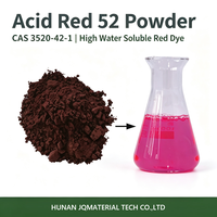 Polvo Rojo Ácido 52 CAS 3520-42-1, Tinte Altamente Soluble en Agua para Monitoreo del Flujo de Agua