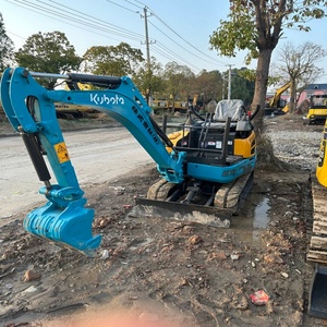 Excavatrice sur chenilles Kubota U15 d'occasion, de fabrication japonaise, pour la construction de centrales thermiques, se vend bien au Cambodge. - Product Image 5
