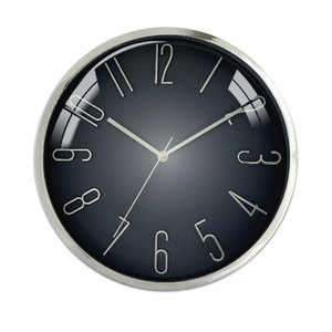 Raised Numbers Simple Style 12-Inch <b>Battery</b>-Operated Quartz Wall <b>Clock</b> for Office Living Room Bedroom Household Decor - Product Image 1
