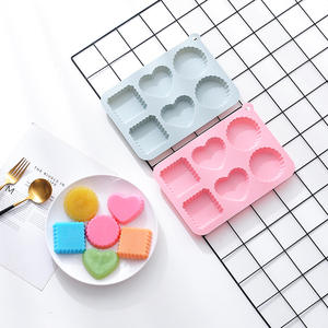 Vente chaude Moule à savon fait main personnalisé rond ovale rectangulaire Moule à gâteau Moule à chocolat en silicone - Product Image 2