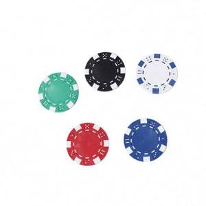 Jetons de poker modernes personnalisés en plastique ABS - Jetons imprimés en sérigraphie portables pour événements et promotions - Product Image 3