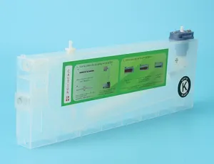 Hochwertige Tintenbehälter-Tinten patrone 220-ml-Patrone mit Schwimmer 1 Auslass 2 Auslass Bulk-System-Subtank für Großformat drucker