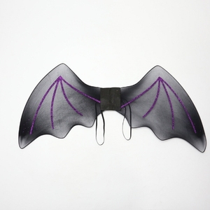 Accessoires de fête d'Halloween costume Devil Wings Écran noir ailes de chauve-souris Nouveaux accessoires de fête de vacances - Product Image 4