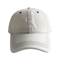 Casquette de baseball en denim Lang He Clothing, unisexe, protection solaire estivale, tissu en coton, plusieurs couleurs disponibles
