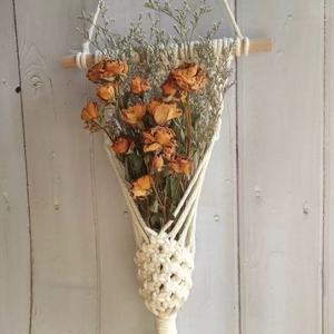 Tapiz <span class=keywords><strong>de</strong></span> Pared <span class=keywords><strong>de</strong></span> Flores Secas <span class=keywords><strong>de</strong></span> Macramé Estilo Boho, Porta Flores <span class=keywords><strong>de</strong></span> Cuerda <span class=keywords><strong>de</strong></span> Algodón Hecho a Mano, Cesta <span class=keywords><strong>de</strong></span> Pared <span class=keywords><strong>de</strong></span> Decoración Rústica Nórdica para Sala <span class=keywords><strong>de</strong></span> Estar - Product Image 3