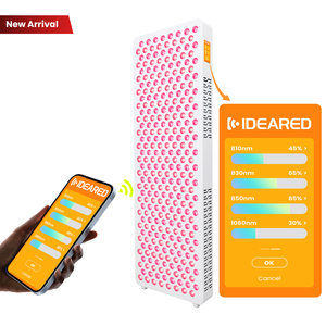 Ideared đầy đủ cơ thể 9 sóng 480 590 630 810 830 1060nm <span class=keywords><strong>LED</strong></span> liệu pháp ánh sáng đỏ thiết bị hồng ngoại liệu pháp ánh sáng đỏ Bảng điều khiển - Product Image 3