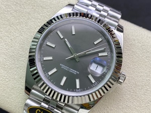 Montre mécanique de luxe de qualité supérieure, étanche, 41 mm, CFactory, acier 904l, mouvement 3235, 126-334, montre de luxe avec bracelet gris - Product Image 4