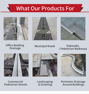 Cubierta <span class=keywords><strong>de</strong></span> acero inoxidable para canal <span class=keywords><strong>de</strong></span> drenaje lineal <span class=keywords><strong>de</strong></span> <span class=keywords><strong>agua</strong></span> <span class=keywords><strong>de</strong></span> <span class=keywords><strong>lluvia</strong></span> exterior, ranura <span class=keywords><strong>de</strong></span> drenaje <span class=keywords><strong>de</strong></span> hormigón <span class=keywords><strong>de</strong></span> resina - Product Image 6