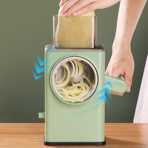 Machine à couper les légumes, râpe, trancheuse à tambour rond, mandoline, trancheuse <span class=keywords><strong>julienne</strong></span>, hachoir pour légumes, fromage, pommes de terre et noix - Product Image 4