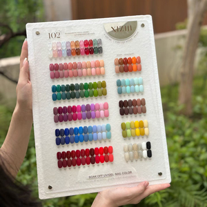 Ensemble de vernis à ongles en gel UV 102 couleurs, gel à ongles qui s'enlève en les trempant, avec panneau d'affichage pour salon professionnel - Product Image 2