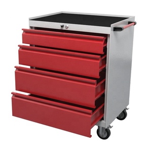 Nhà Để Xe Hội Thảo Công Cụ Treo Tường Ngực <span class=keywords><strong>14</strong></span> Ngăn Kéo Tủ Organizer Box Tải Nặng Ngăn Kéo Bánh Xe Caster Chủ K-10110P - Product Image 2