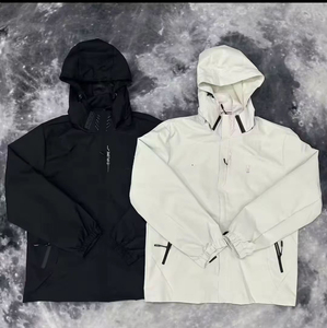 Conjunto Deportivo Impermeable para Hombre, Chaqueta Cortavientos Ligera con Logotipo Personalizado OEM, Ropa Deportiva para Gimnasio y Fitness - Product Image 1