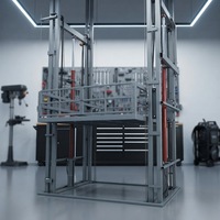 Monte-charge hydraulique personnalisable de haute qualité 1000kg 2000kg 3000kg 5000kg pour entrepôt, élévateur de fret électrique télécommandé Konty