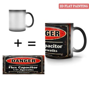 Taza de Cerámica Negra Esmerilada de 11 oz, Taza Mágica que Cambia de Color con el Calor, Regalo Sorpresa de Cumpleaños para Miembros de la Familia - Product Image 4
