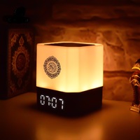 Equantu Cadeau islamique musulman, Horloge Azan Kaaba à commande par application, Lecteur MP3 Coran numérique mobile, Haut-parleur Coran numérique