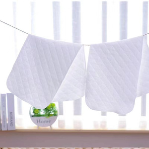 ผ้าอ้อมเด็กแบบซักได้ผ้าอ้อมผ้าอ้อมซับใส่ผ้าฝ้าย 3 ชั้นนํากลับมาใช้ใหม่ทารกแรกเกิดถุง Opp หรือกําหนดเอง - Product Image 3