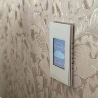 Nouveauté 2026 : Interrupteur intelligent pour éclairage mural tactile sans fil avec minuterie LCD, compatible Apple HomeKit et contrôle à distance Wi-Fi