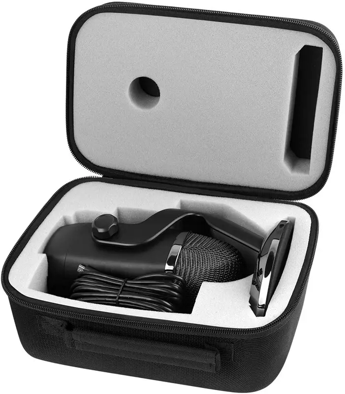 Waterproof Custom Eva Hard Microphone Storage Box Protective Bag Carrying Case for Blue yeti USB case