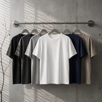 Fabricant de T-shirts en gros – T-shirts vierges unisexes en coton 300 GSM épais pour hommes et femmes, grandes tailles, livraison rapide