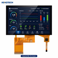 Kingtech Pantalla Táctil LCM ST7262A de 4.3 Pulgadas para Videoportero, Control de Acceso, Intercomunicador, Módulo de Pantalla LCD con Ángulo de Visión Completo
