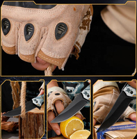 Couteau pliant en acier noir, portable, pour fruits, survie en extérieur, tranchant, haute dureté, pour le camping
