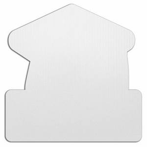 Letrero Decorativo Grande para Exteriores, Personalizado con Logotipo y Diseño de Birrete de Graduación, Vinilo Corrugado, Recortado (24"x24") - Product Image 5