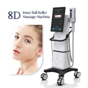 2 In 1 corpo & viso 8D profondo vuoto interno palla Endos rullo macchina di massaggio pelle stringe Lifting dimagrante massaggiatore