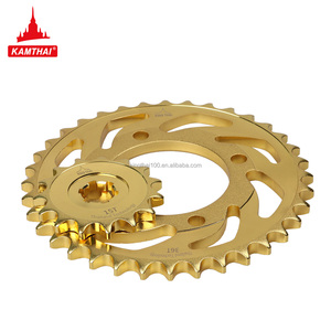 KAMTHAI Ensemble chaîne et pignon de moto pour <span class=keywords><strong>Yamaha</strong></span> JUPITER Jupiter Z Kits de chaîne et pignon de moto 36T-15T 428-104L - Product Image 1